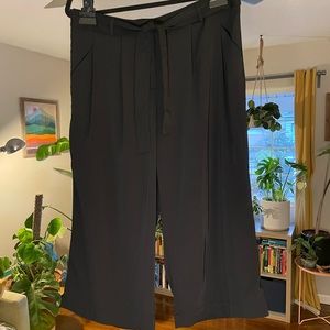 Who What Wear wide leg crop pants